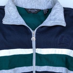 Christian Dior Zip Up Sweater